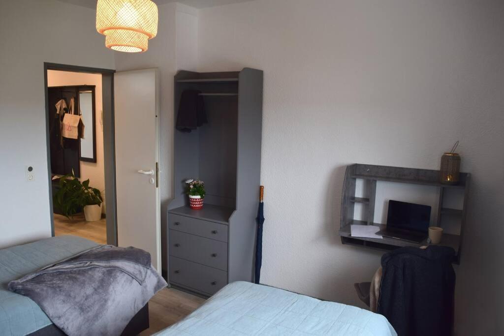 Md-5 Stadtfeld Beimsstrasse 81 - Appartement Domblick - Parkplatz - Balkon - 2Einzelbetten - Schlafsofa มัคเดอบวร์ก ภายนอก รูปภาพ